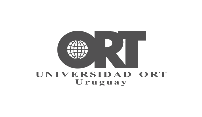 Logo gris de "O.R.T"