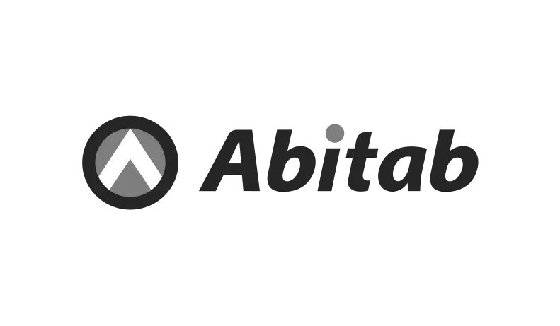 Logo gris de "Abitab"