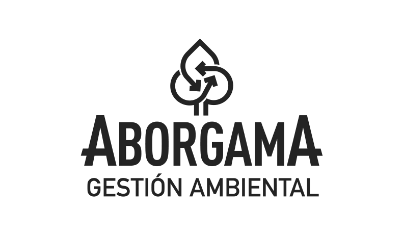 Logo gris de "Aborgama"